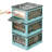 Medium Collapsible Storage Box Bin, 5 Side Clear Open Access Stackable w/ Lid, Wheels-1249410764-1242576479