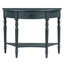 Console Trexm Farmhouse en demi-lune avec tiroir et tablette rustique-124923095