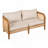 Outdoor Patio Cushioned Sofa