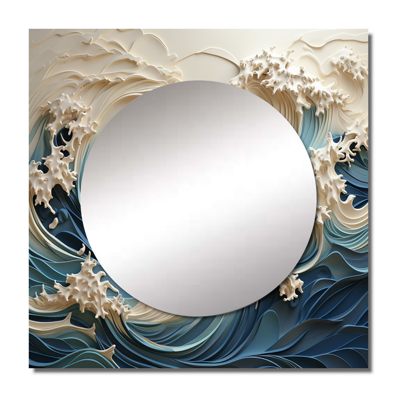 Grand miroir carré Dagomar, 29 po x 29 po