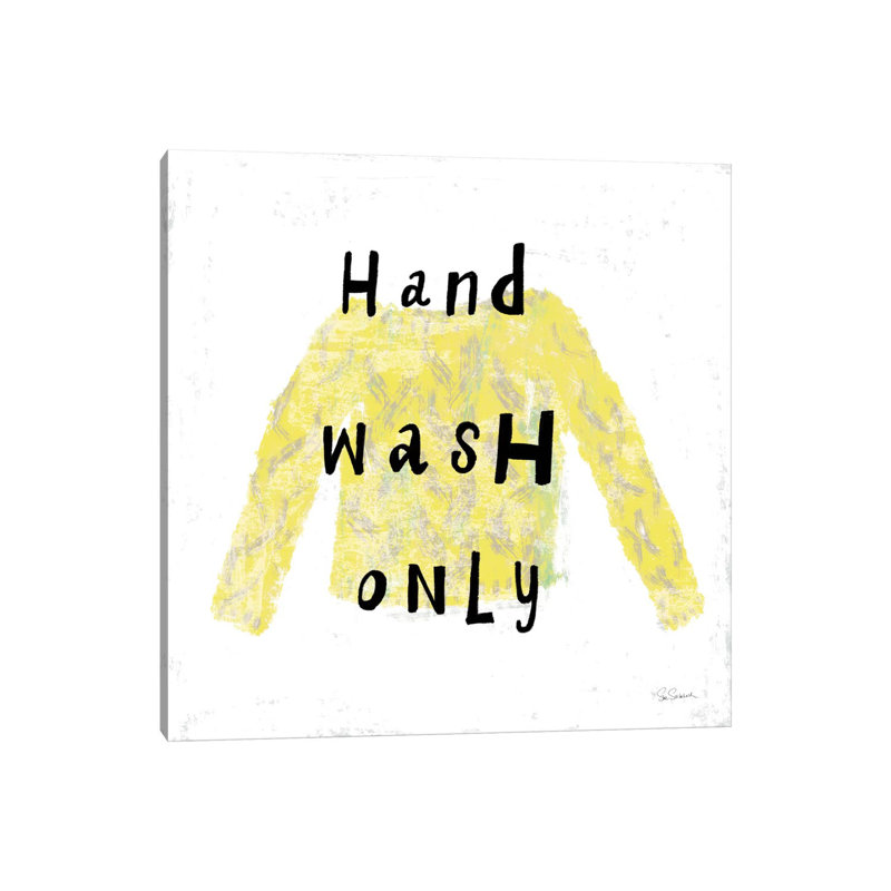 Laundry Rules IV by Sue Schlabach - Wrapped Canvas Print, 30.48 cm H x 30.48 cm W