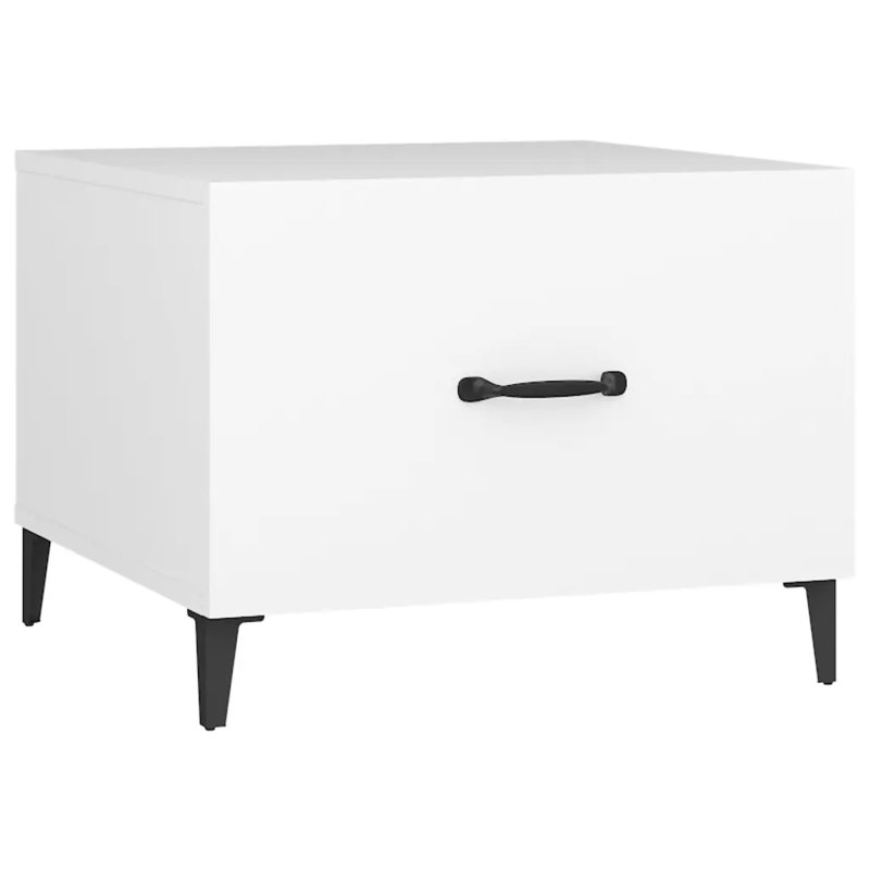 Jozien Four Leg Coffee Table with Storage, White