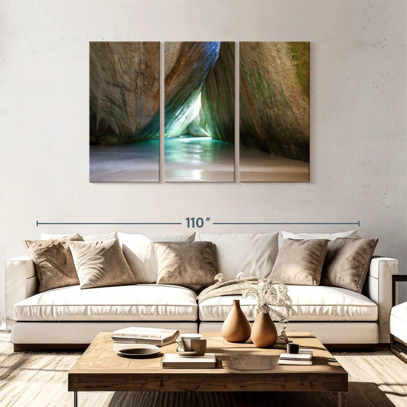 Gillard Baths Boulder Passage, 36" H x 57" W