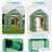 Machrus Ogrow Deluxe Walk-in 2 Tier 8 Shelf Portable Lawn And Garden Greenhouse - Heavy Duty Anchors Included!
