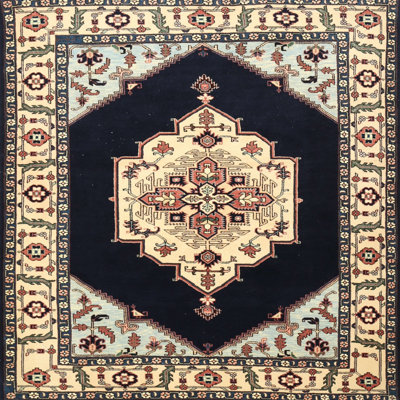 Tapis traditionnel noir / beige
