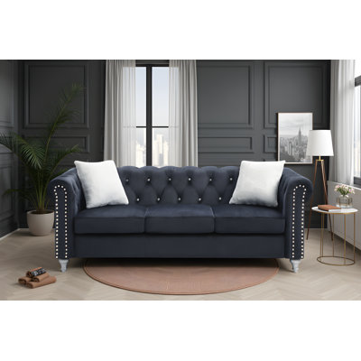 Krishonda Velvet Sofa