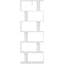 Marico 160 cm H x 60 cm W Geometric Bookcase