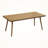 Pietro Contemporary Laminate 3 Piece Table Set in Walnut, 23.46'' H X 21.28'' W X 21.32'' D