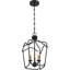 Luminaire suspendu géométrique 3 lumières lanterne Nagao