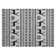 Machine Washable Indoor/Outdoor Christmas Reindeers Xhevrie Silver Rug