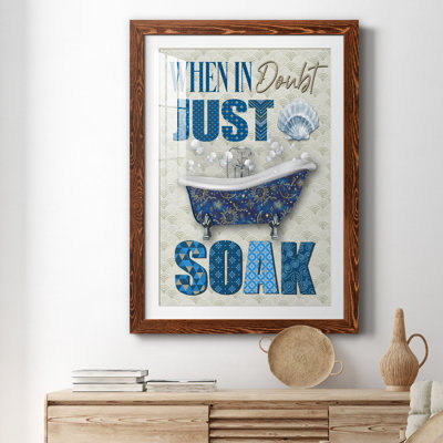 Just Soak - impression encadrée
