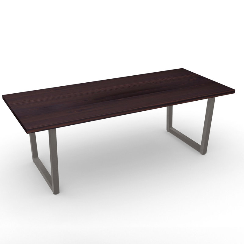 Table de salle à manger Horrace, H 30 po x l 84 po x L 36 po, Noyer foncé