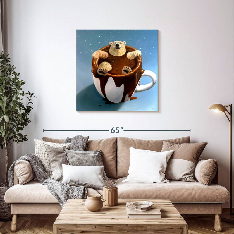 Ketti Chocolate Spa, 36" H x 36" W
