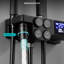 Thermostatic Exposed Shower Mixer Bar Set Bathroom Twin Head Large Square Black