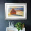 «Haystacks In Snow» par Claude Monet - Reproduction d'art, emmêlée et encadrée sous verre acrylique, grand art mural-883133588-883133589