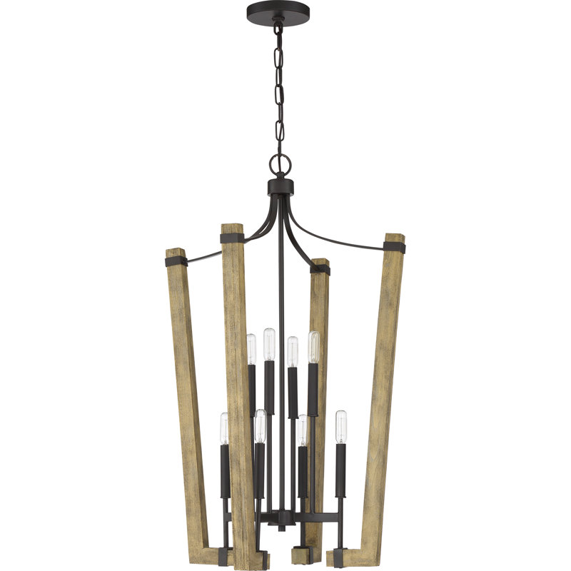 Thom 8 - Light Dimmable Geometric Chandelier