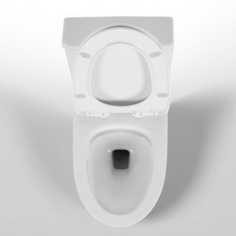 1.1/1.6 GPF Dual-Flush Elongated One-Piece Toilet With 15 3/4In Comfort Seat Height（(Soft Close Seat Included)）