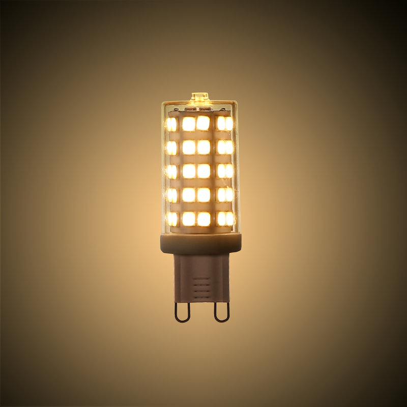 4 ampoules à DEL (G9 équivalentes à 40 watts), ampoule à intensité variable, culot G9 / blanc chaud (3000K) blanc chaud (3000K)