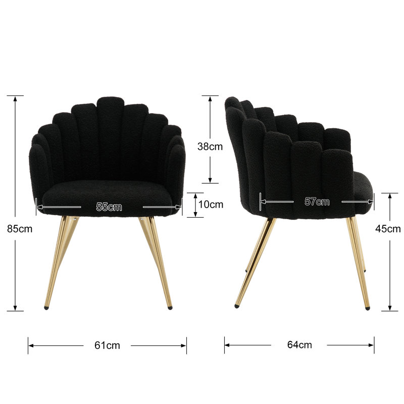 Ahrend Upholstered Armchair, Black