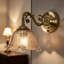 Applique murale en verre antique antique Crack