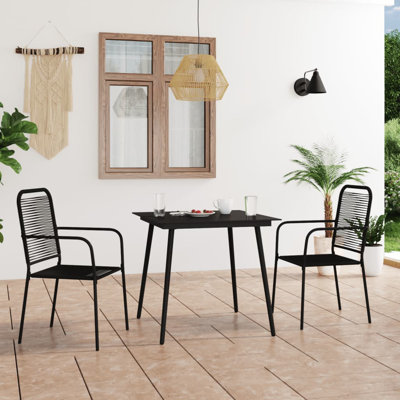 Basalt Square 2 - Person Bistro Set