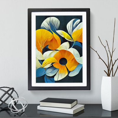 Floral Abstract No.3 - Single Picture Frame Print