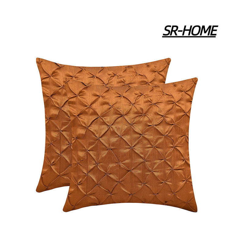 SR-HOME Geometric Chenille Pillow Cover