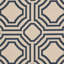 Tapis intérieur / extérieur bleu marine / gris Arneshia-280571615