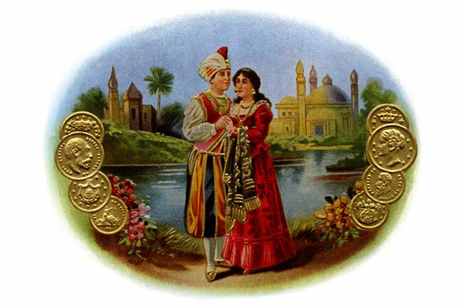 Indian Lovers - Round Wall Decorations