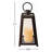 Black Tapered Metal Lantern with Battery Operated Candle