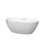 Baignoire de trempage autoportante en acrylique 59 po. X 32 po. Juno-52450784