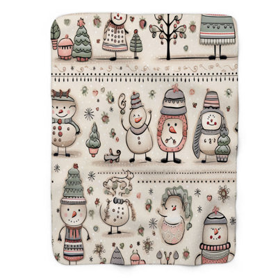 Snowman Bliss - 1 Piece Premium Blanket