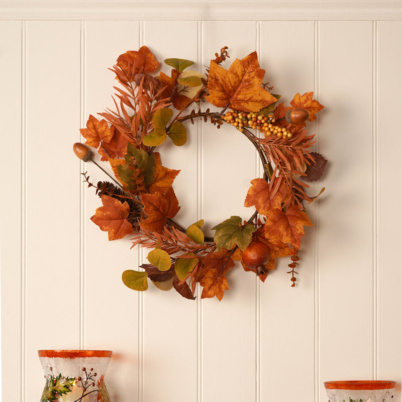 Faux Polyester 40cm Wreath