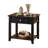 Black End Table with Bottom Shelf