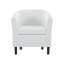 Fauteuil demi-tonneau en cuir 28 po Seldon-1913726906