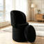 Fauteuil demi-tonneau avec rangement à plateau rabattable-1083064958