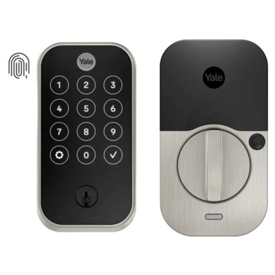 Verrouillage intelligent Yure Assure Lock à 2 touches avec lecteur d'empreintes digitales et Bluetooth Yale