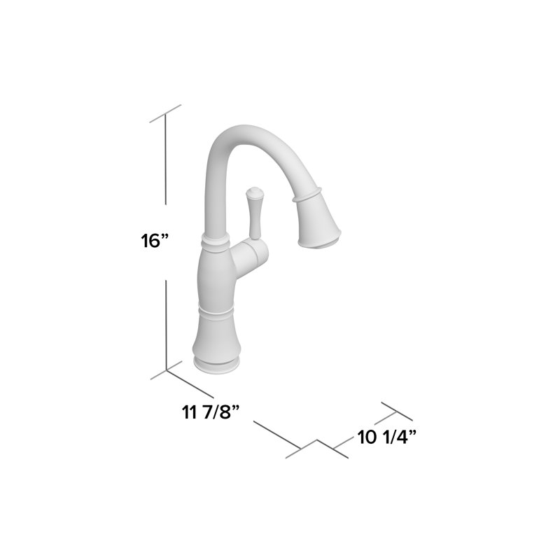 Cassidy™ Pull Down Touch Single Handle Kitchen Faucet with Side Spray, Polished Nickel