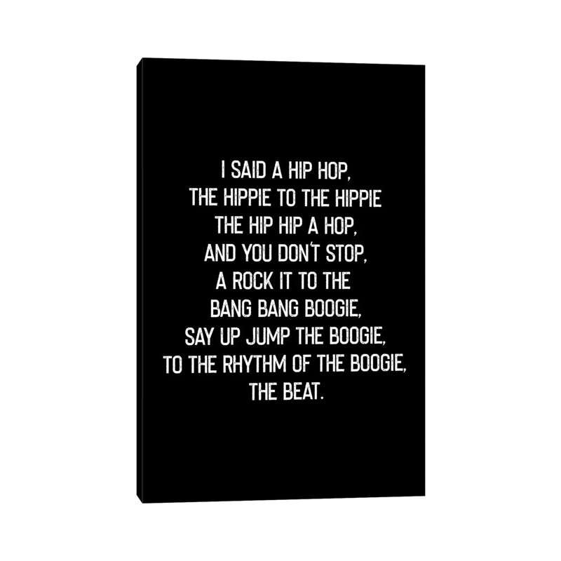 Rappers Delight by Mambo Art Studio - Wrapped Canvas Print, 66.04cm H x 45.72cm W x 1.91cm D
