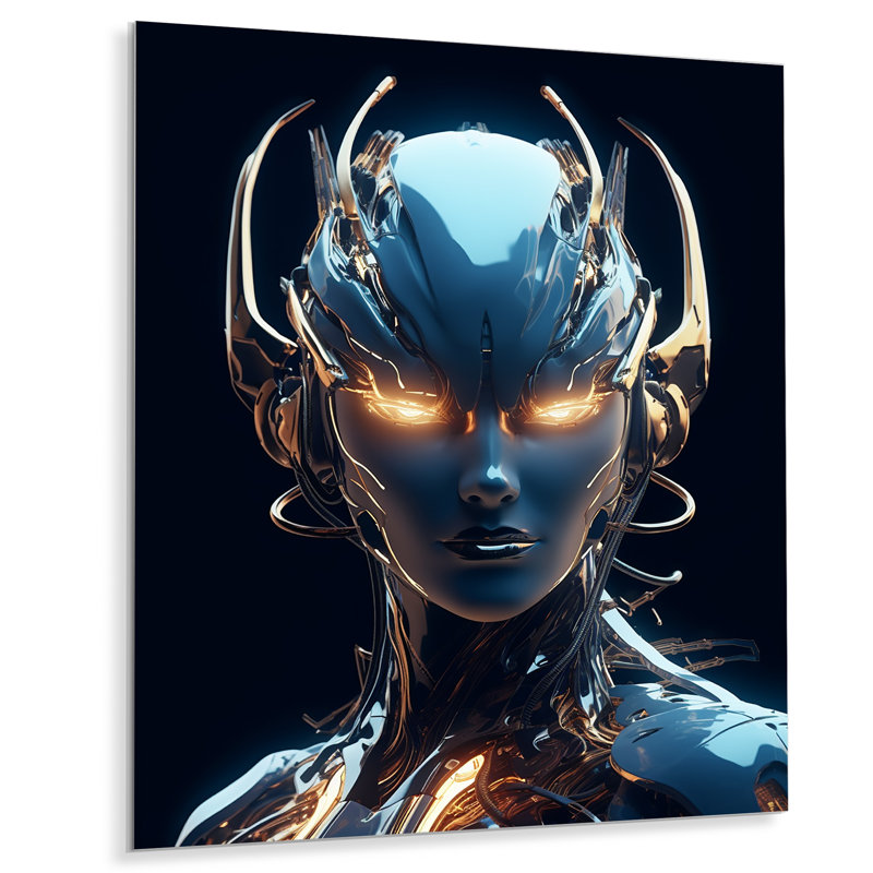 " Robotic Opponent II ", 40" H x 30" W x 1" D