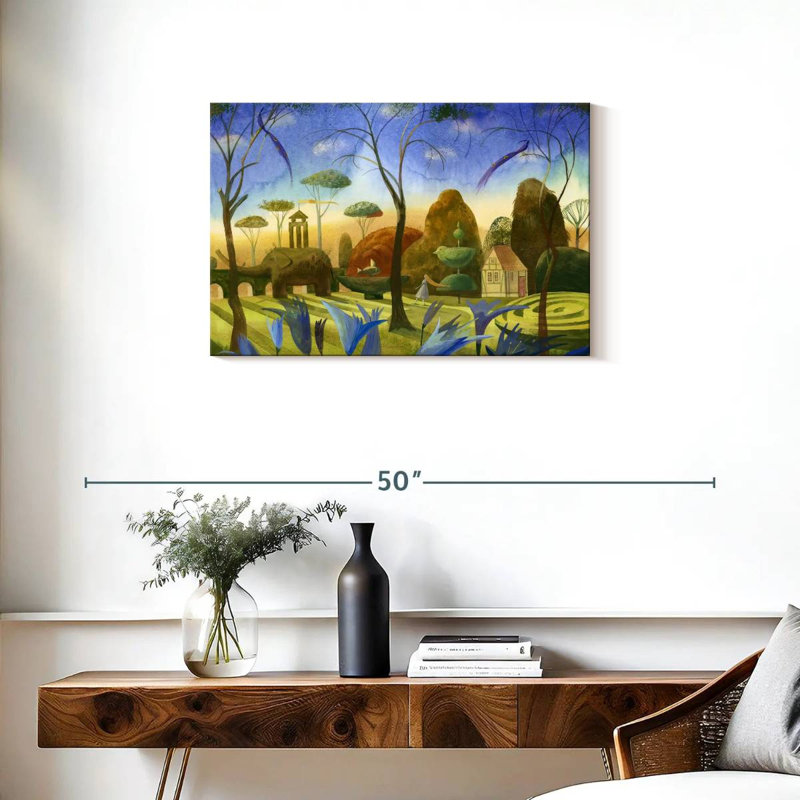 Senne, le jardin magique, H 20 po x l 30 po