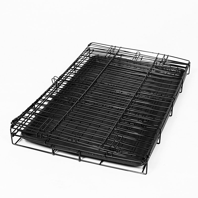 Cage pour animal à double porte, Petit (H 19 po x l 18 po x P 24 po)