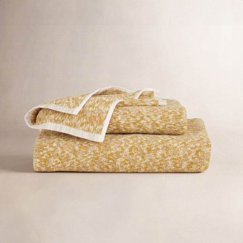Space Dye Terry Hand Towel, Mustard/Bronze, Hand Towel - 1 Pack