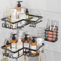 https://assets.wfcdn.com/im/91850196/resize-h210-w210%5Ecompr-r85/2505/250577649/Black+Adhesive+Stainless+Steel+Shower+Caddy.jpg