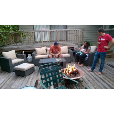 EasyFirePits Basic Propane Fire Pit Connection Kit and 316 Stainless Double Ring Gas Burner