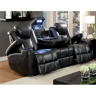 Aarthi Faux Leather Living Room Set