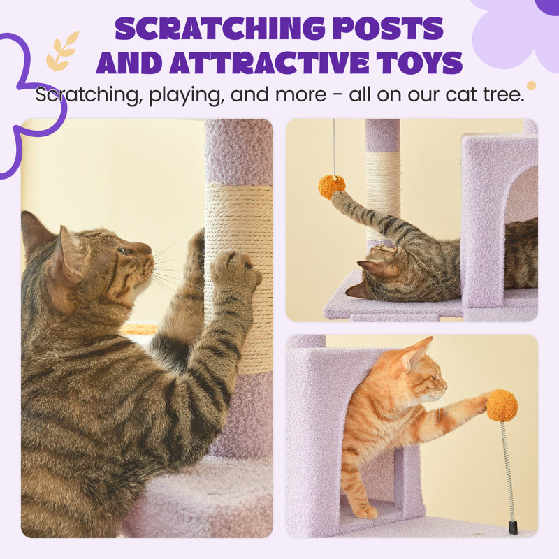 70.1" Large Cat Tree Cat Condo