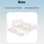 Lit plateforme double en bois avec garde-corps et deux tiroirs de rangement-1744906956-1744906959