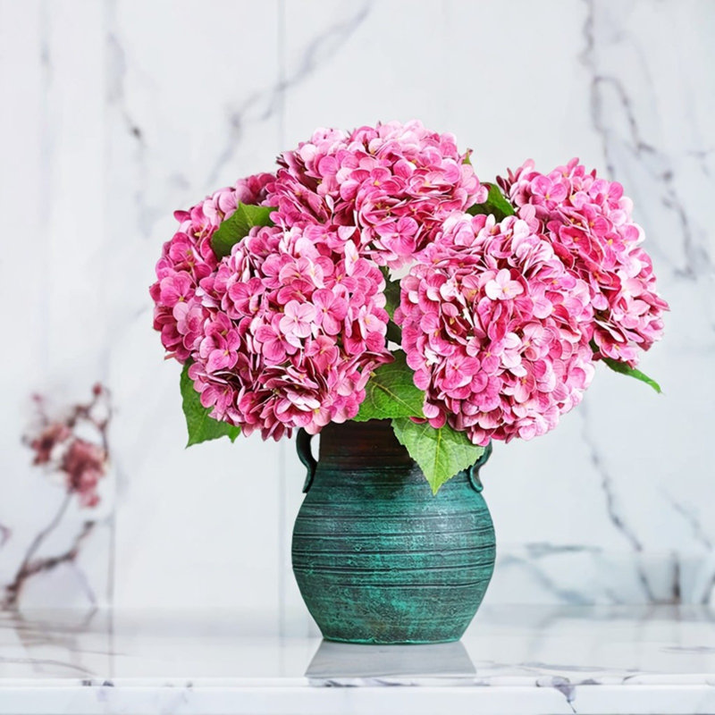 Décoration de vase simulée, Rose