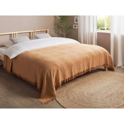 YERBENT Cotton No Pattern Bedspread